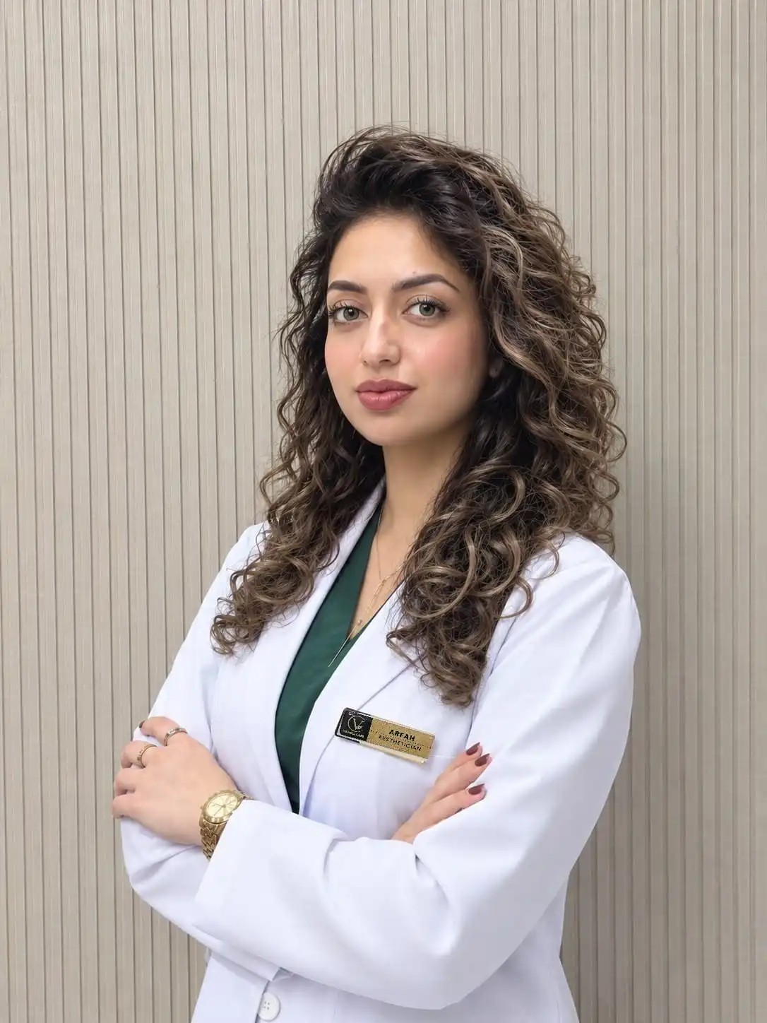 Aesthetician Arfah Owais
