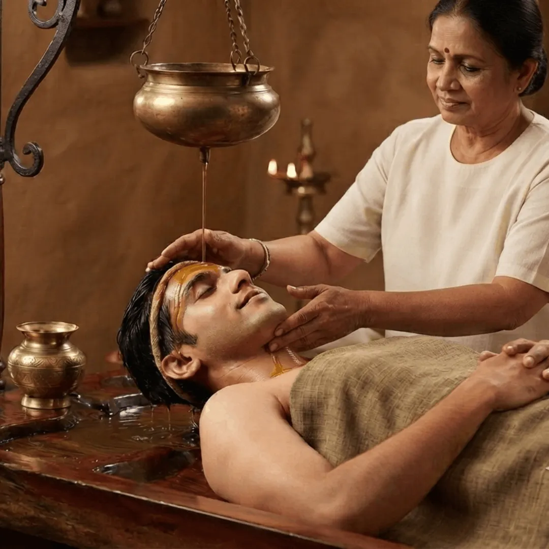 Basti treatment room for Panchakarma in Dubai