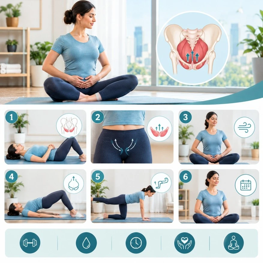 Female pelvic floor physiotherapy treatment at Vedara Care JVC Dubai