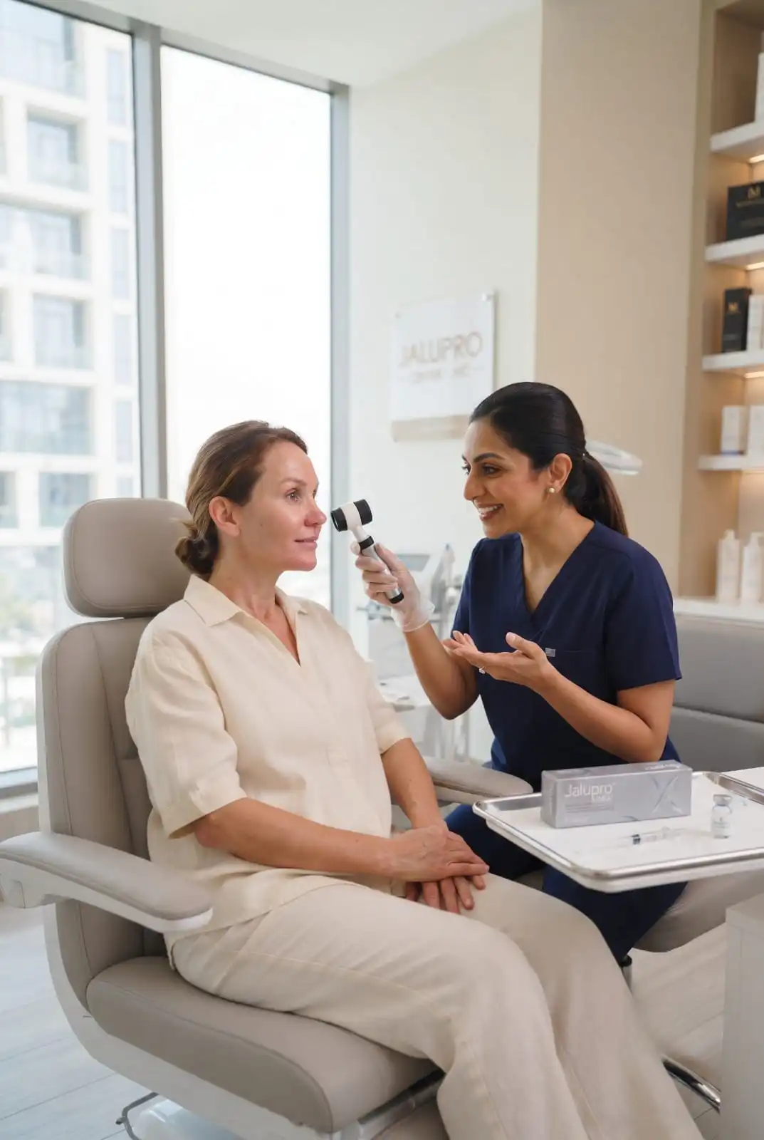Jalupro treatment consultation at Vedara Care Polyclinic in JVC
