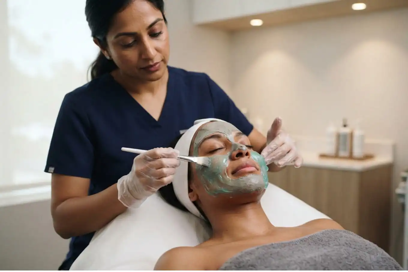 Multi-mask therapy for combination skin — zone-by-zone treatment approach