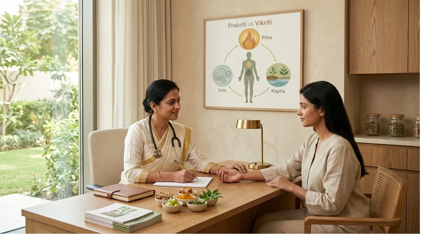 Understanding your Ayurvedic constitution — Prakriti, Vikriti, and the three doshas explained