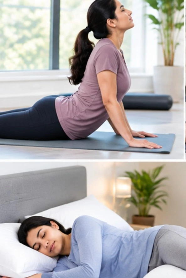 Sciatica exercises and stretches, Vedara Care, JVC