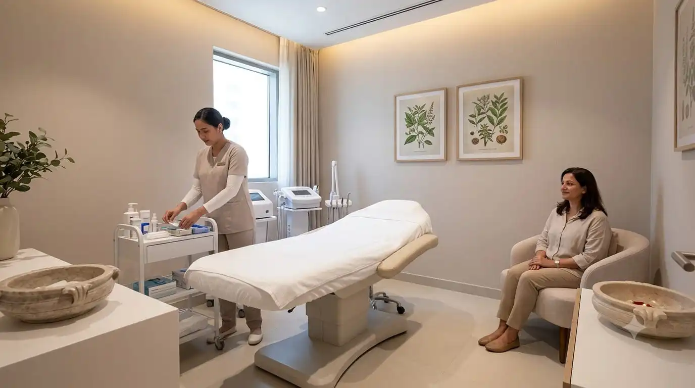 Vedara Care Polyclinic treatment environment in Jumeirah Village Circle, Dubai